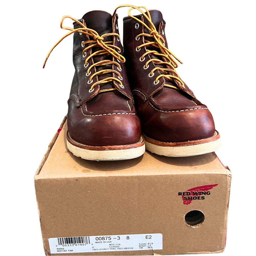 Red Wing 8138 Briar Oil Slick Extra Wide Leather Boots